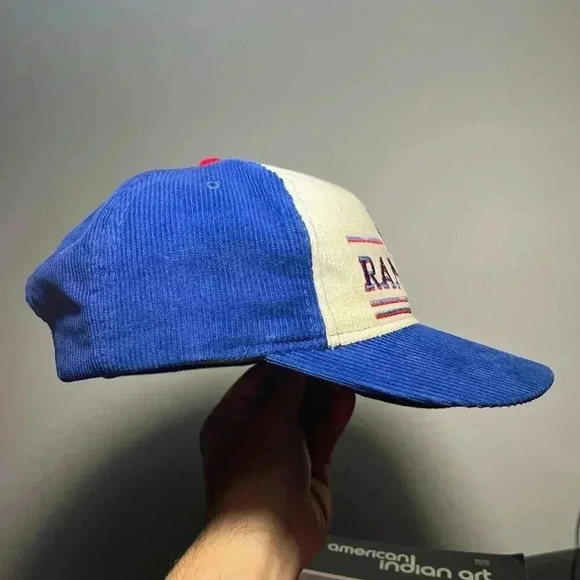 VTG  New York Rangers Ted Fletcher The Classic Corduroy Snapback Hat Cap NHL - Picture 5 of 6